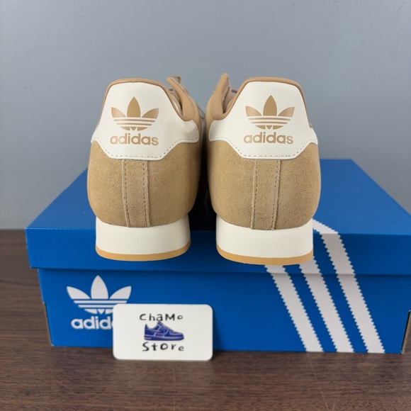 Adidas Originals Samoa Brown Beige White Athletic Sneakers JH9050 Men's Size - Picture 4 of 10
